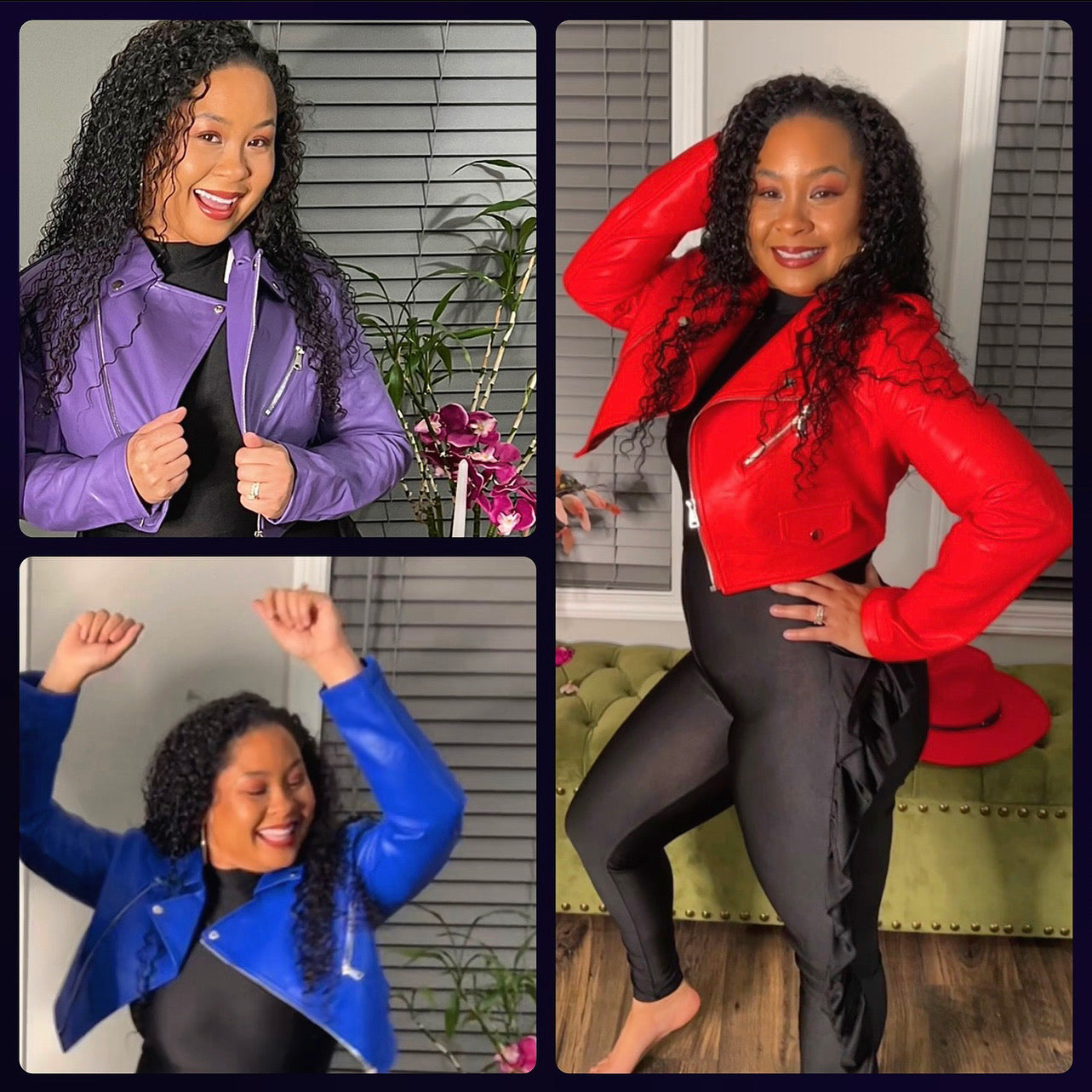 Faux Leather Jacket