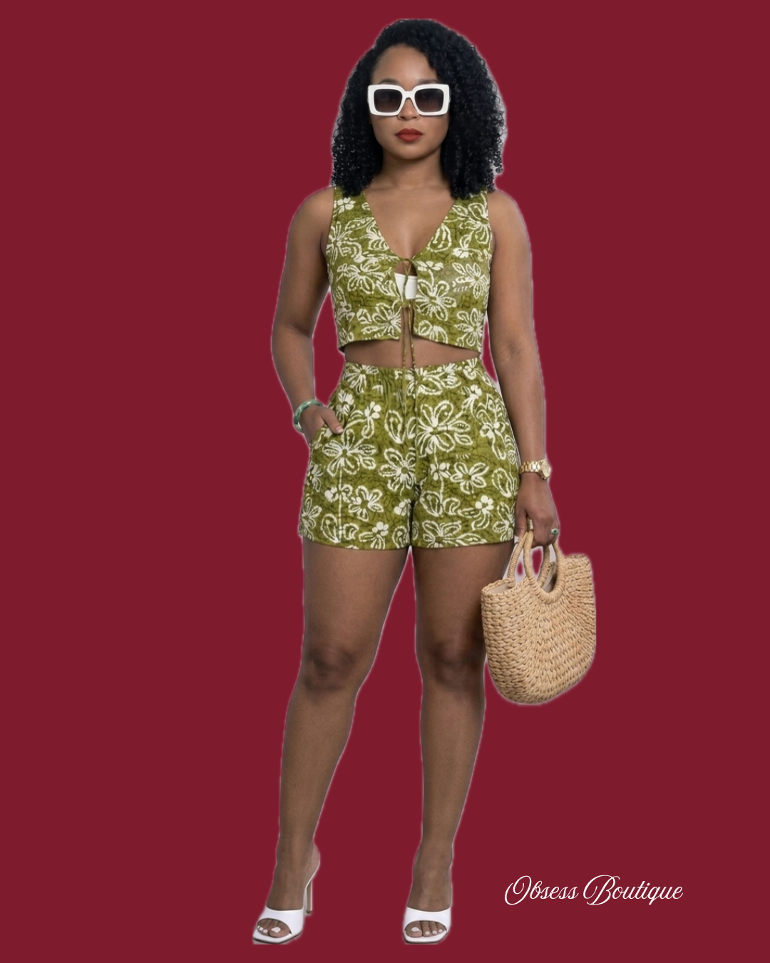 NOVELTY TOP & SHORTS SET