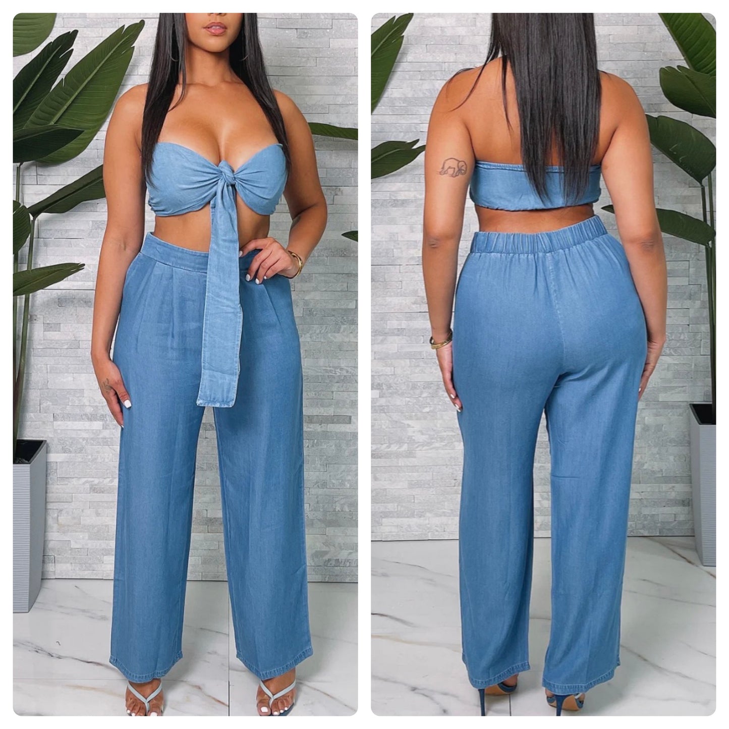 Sade Denim Set