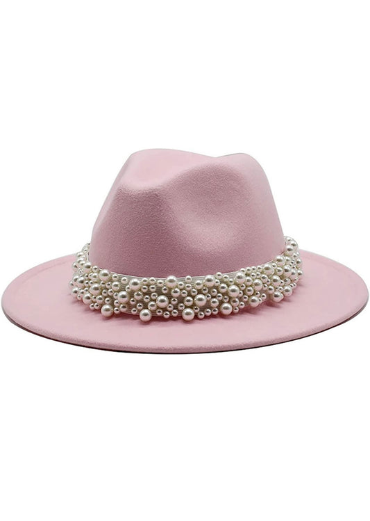 Fedora Hat (Light Pink)