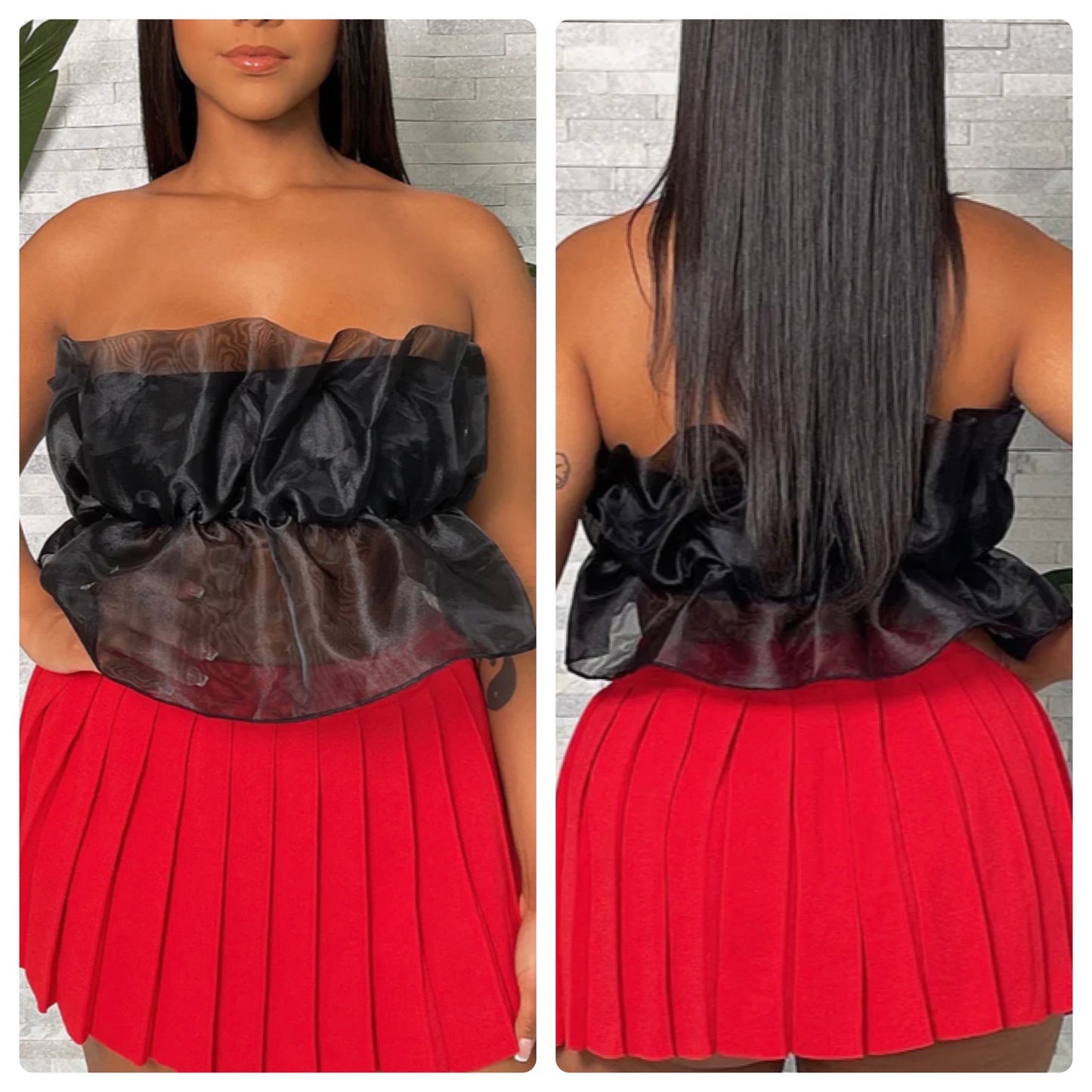 Ruffle Tube Top