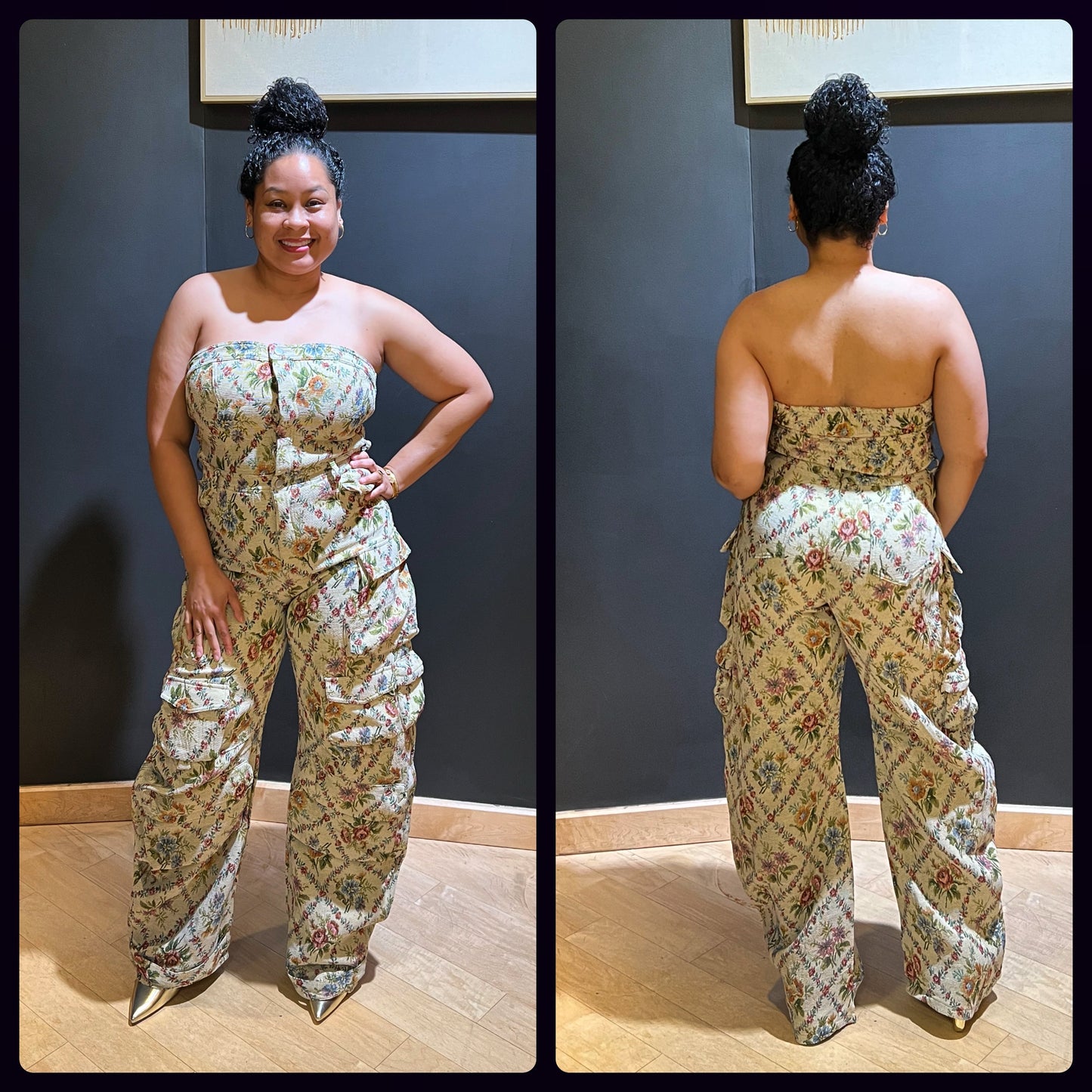 Floral Print Jumpsuit