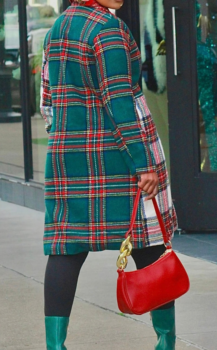 That’s Me Plaid Wool Coat